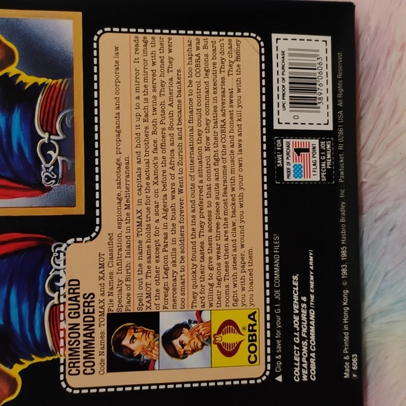 RARE! G.I. Joe Crimson Guard Commanders To Max & Xamot Action Figures '85 - Picture 14 of 17